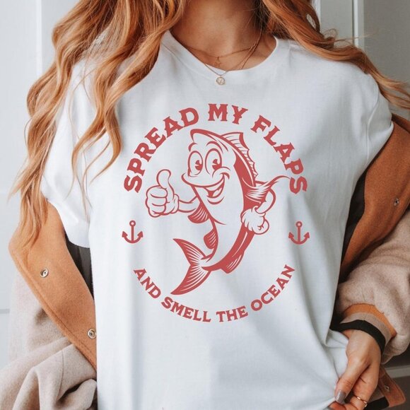 Sardine meme shirt. Funny Graphics Tee - Picture 1 of 4